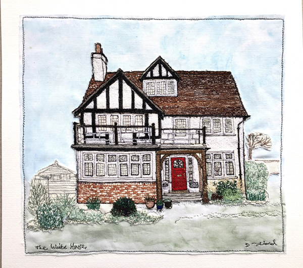 Happy New Year embroidery